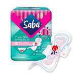 Saba Invisible Moderate Flow Pads with Wings